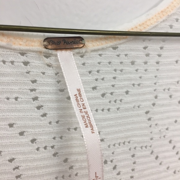 Free People Ruffle tank top fine knit - Picture 3 of 6